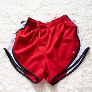 Red Nike Athletic Shorts
